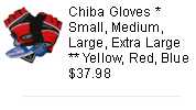 Chiba Gloves * Small, Medium, Large, Extra Large ** Yellow, Red, Blue $37.98